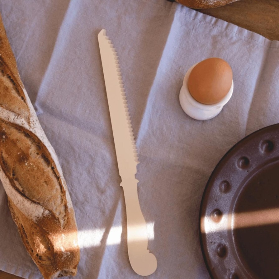 Home & Living Perch Home | Honorine Bread Knife|Pearl