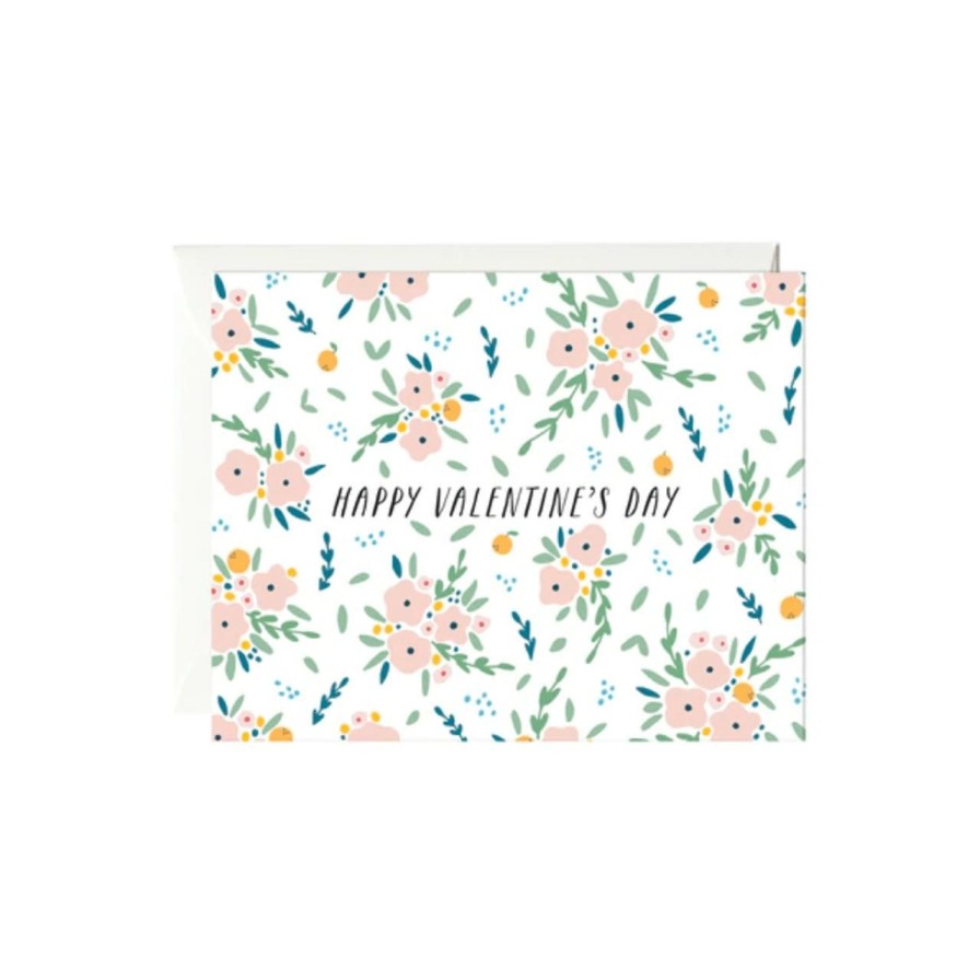 Stationery & Gifts Perch Home | Valentine'S Day Bouquet Card