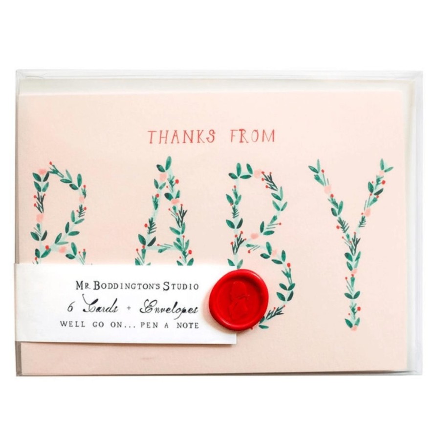 Stationery & Gifts Perch Home | Thanks From Baby Notecards