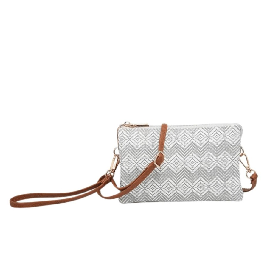 Lifestyle Perch Home | Riley Woven Diamond Crossbody Bag